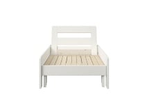 Lit mezzanine avec bureau 90x200 et fauteuil convertible CALVI - 7