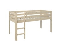 Lit mi-hauteur 90x200 en pin massif JADE - Pin massif - 3