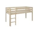Lit mi-hauteur 90x200 en pin massif JADE - Pin massif - 3