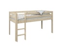 Lit mi-hauteur 90x200 en pin massif JADE - Pin massif - 4
