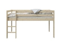 Lit mi-hauteur 90x200 JADE - Pin - 5