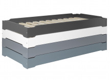 Lit enfant 90x190 en Pin massif SCOTT Nateo Concept - 15