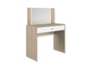 Coiffeuse 1 tiroir avec miroir et led MAE - 4