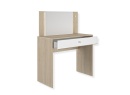 Coiffeuse 1 tiroir avec miroir et led MAE - 5