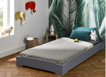 Lit enfant 90x190 en Pin massif SCOTT Nateo Concept - 7