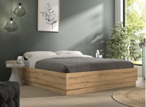 Bettkasten 140X190 KAREL - Helle Eiche