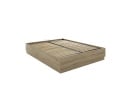 Lit coffre 140X190 KAREL - Chêne Blond - 6