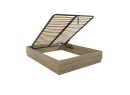 Lit coffre 160x200 KAREL - Chêne Blond - 7