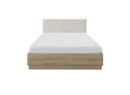 Lit coffre tête de lit 160x200 KAREL Chêne Blond - 5
