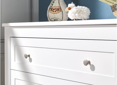 Commode 3 tiroirs SPARTE – Blanc Nateo Concept - 2