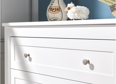Commode 3 tiroirs SPARTE – Blanc Nateo Concept - 2