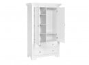 Armoire 2 portes 2 tiroirs SPARTE – Blanc Nateo Concept - 5
