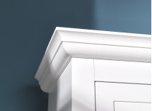 Armoire 2 portes 2 tiroirs SPARTE – Blanc Nateo Concept - 3
