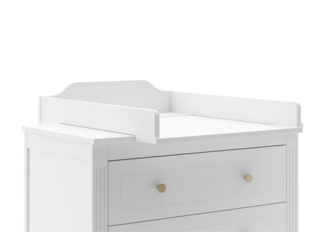 ELORIA changing top for dresser - White