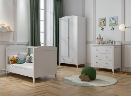 Chambre bébé complète ÉLORIA Blanc - 2