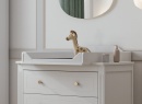 Plan à langer pour commode ÉLORIA Blanc - 1