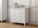Commode 3 tiroirs ÉLORIA Blanc - 1
