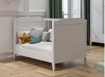 Lit bébé évolutif 70x140 ÉLORIA Blanc - 2