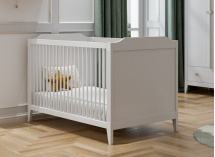 Lit bébé évolutif 70x140 ÉLORIA Blanc - 1