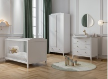 Lit bébé évolutif 70x140 ÉLORIA Blanc - 3