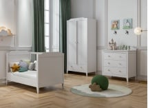 Lit bébé évolutif 70x140 ÉLORIA Blanc - 4