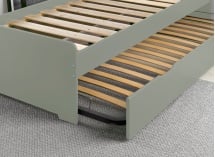 Lit gigogne 90x190 LEVIS - Vert sauge - 3