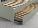 Lit gigogne 90x190 LEVIS - Vert sauge - 3