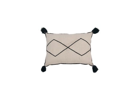 Coussin rectangulaire en coton BERBERE - 1