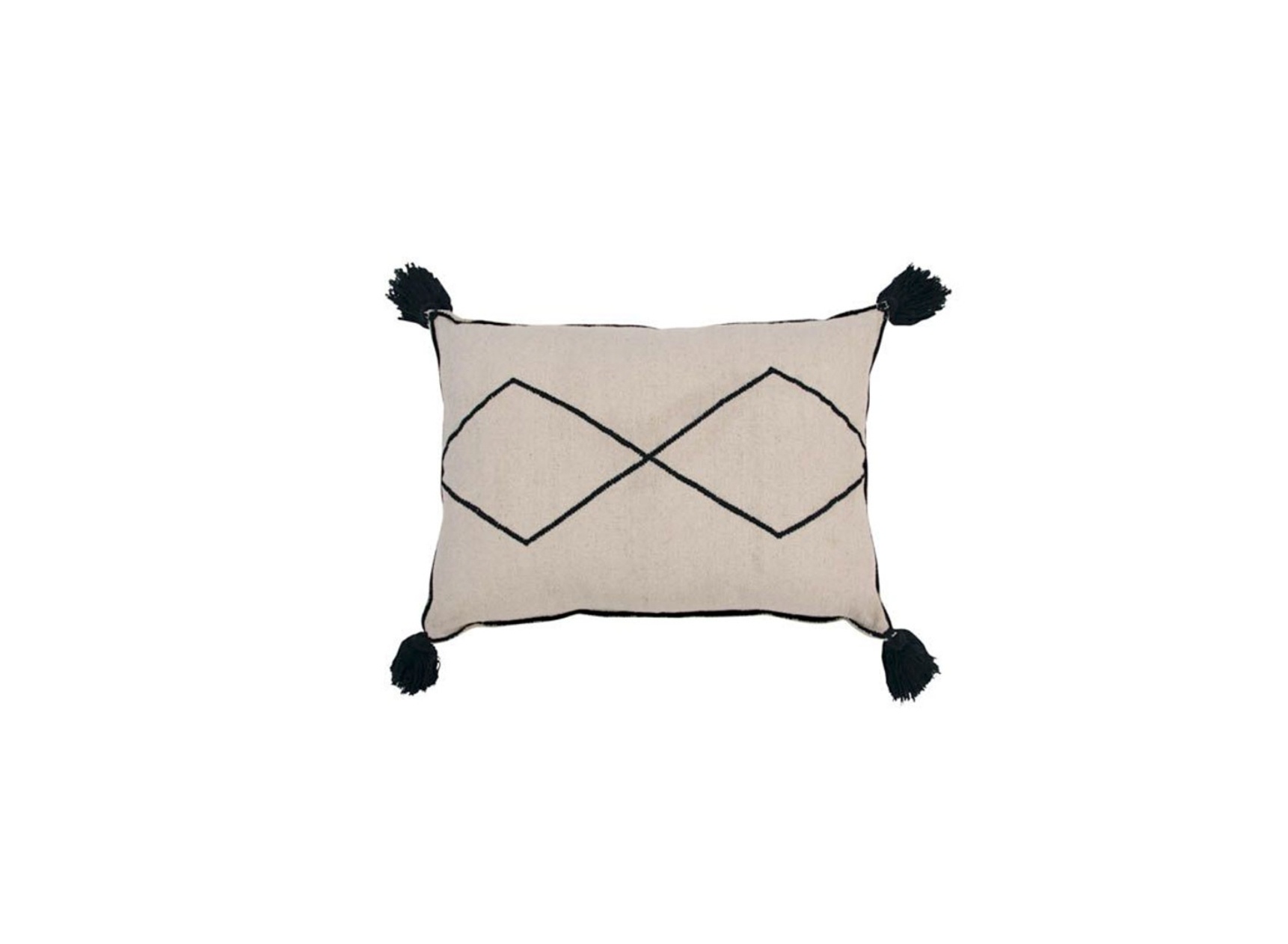 Coussin rectangulaire en coton BERBERE - 1