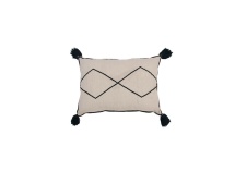 Coussin rectangulaire en coton BERBERE - 1