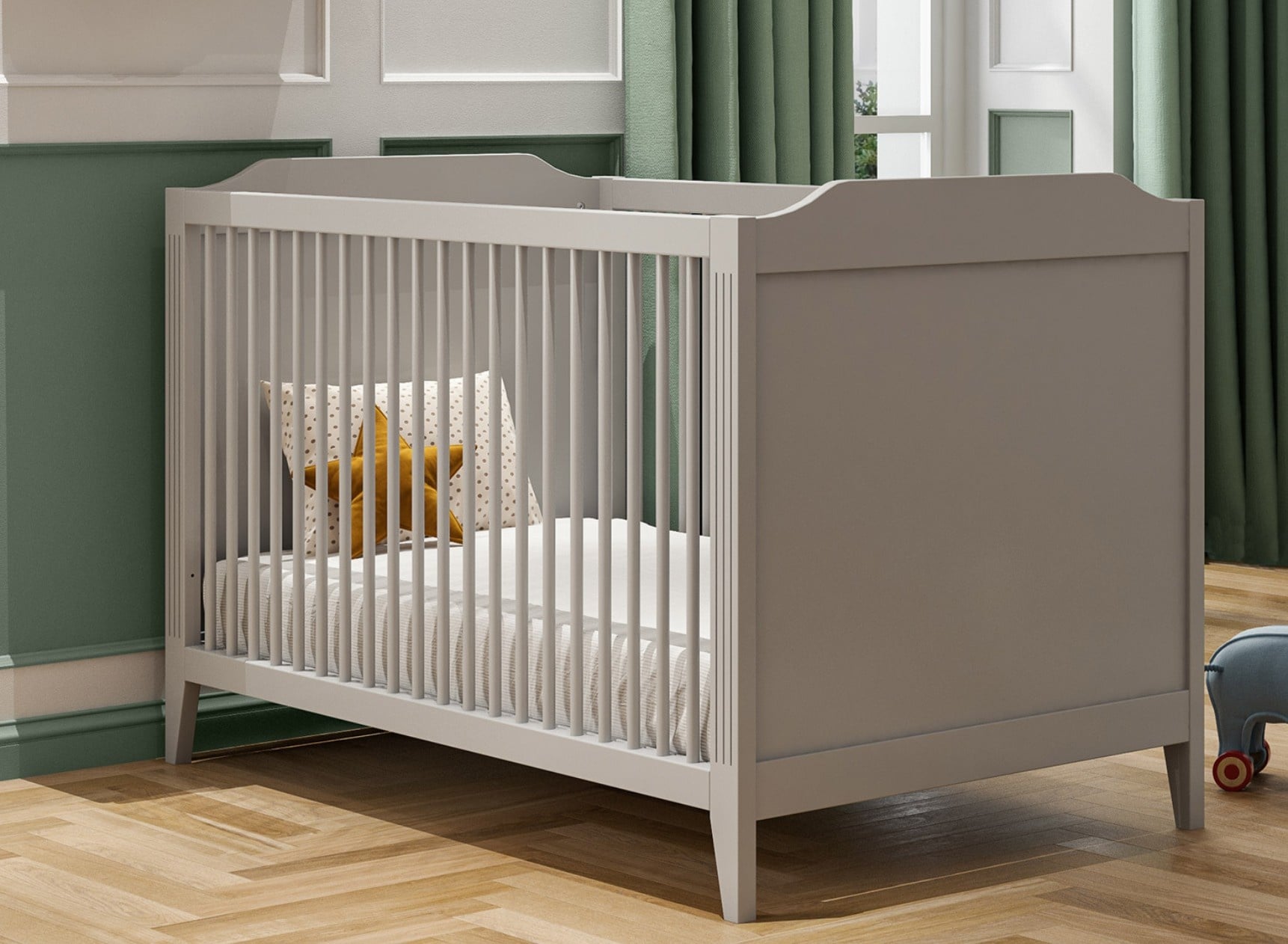 Lettino evolutivo 70x140 ELORIA Grigio Elegante