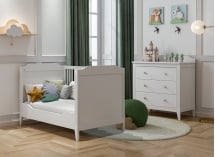 Chambre bébé duo ÉLORIA - Blanc - 2