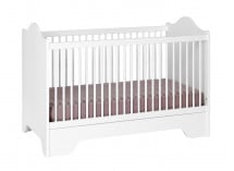 Lit bébé évolutif SPARTE – Blanc Nateo Concept - 3