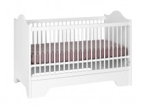 Lit bébé évolutif SPARTE – Blanc Nateo Concept - 4