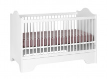 Lit bébé évolutif SPARTE – Blanc Nateo Concept - 4