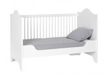 Lit bébé évolutif SPARTE – Blanc Nateo Concept - 7