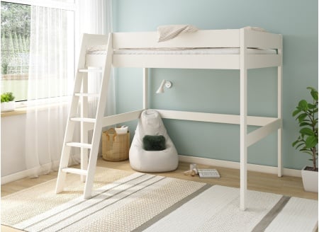 Lit mezzanine 2 places 140x190 SOHO - Blanc - 1