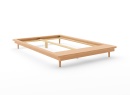 Lit futon 140x190 en bois massif NIELS - Hêtre - 8
