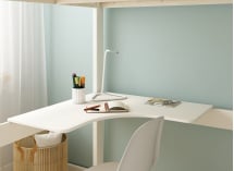 Lit mezzanine 2 places bureau d’angle SOHO - Blanc - 4