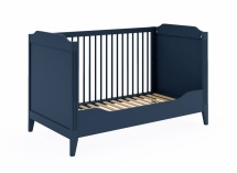 Lit bébé évolutif 70x140 ÉLORIA - Bleu impérial - 5