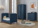 Lit bébé évolutif 70x140 ÉLORIA - Bleu impérial - 4