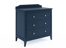 Commode 3 tiroirs ÉLORIA - Bleu impérial - 4