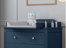 Plan à langer pour commode ÉLORIA - Bleu impérial - 1