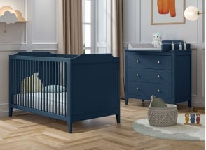 Habitación bebé dúo ÉLORIA - Azul imperial