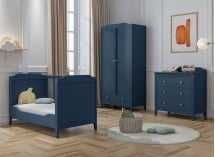 Chambre bébé complète ÉLORIA - Bleu impérial - 2