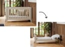 Lit bébé évolutif 70x140 MILENNE Beige Sable - 3