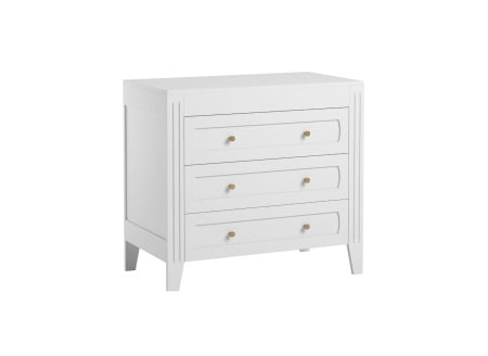 Commode 3 tiroirs MILENNE Blanc - 2