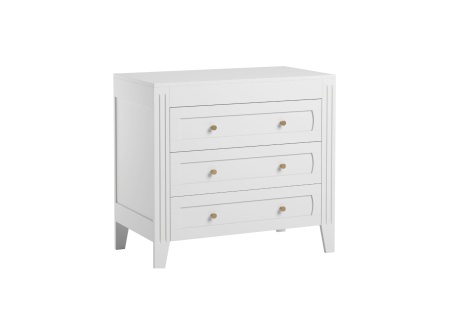 MILENNE 3-drawer chest - White
