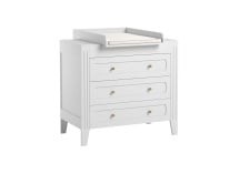 Commode 3 tiroirs MILENNE Blanc - 3