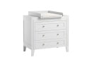 Commode 3 tiroirs MILENNE Blanc - 3